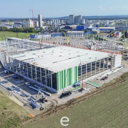 NEUBAU - Produktions / Lagerhalle mit Büroflächen in Enns/Ennshafen zu vermieten, Objekt 3 – individuell und zukunftsorientiert - Bild 2