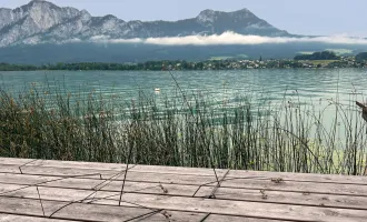 Seehaus Mondsee, direkt über dem Wasser