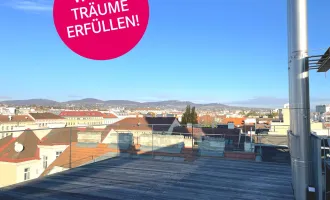 Exklusive Dachgeschoss-Maisonette mit Panoramablick bis zum Kahlenberg