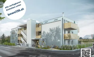 TOP 9 - Provisionsfreie Eigentumswohnung in Erstbezug | Garagenplatz | Fußbodenheizung | WP | PV-Anlage | Echtholzparkett | Barrierefrei | Loggia | Kellerabteil | Klimavorbereitung