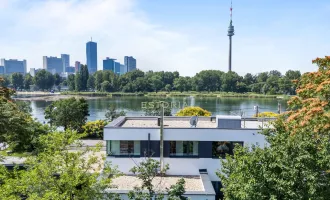 Luxuriöses Wohnen in Traumhaus mit dem wohl atemberaubendsten Ausblick der Stadt - Direkt an der Alten Donau