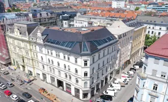 ERSTBEZUG - Gewerbefläche in 1. Bezirk Innere Stadt direkt in der Raubergasse/Ecke Joanneumring mit Gastgartenmöglichkeit – STAFFELMIETE