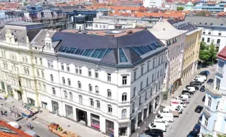 Gewerbefläche in 1. Bezirk Innere Stadt direkt in der Raubergasse/Ecke Joanneumring mit Gastgartenmöglichkeit – STAFFELMIETE - ERSTBEZUG