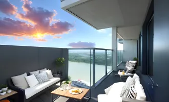 Stilvoll, exklusiv Wohnen mit Panoramablick in der Skyline von Wien - Luxus-Apartment in Toplage