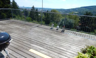 Traumhafter Wienblick am Wolfersberg in Ruhelage - Haus mit Garten, Pool und großer Dachterrasse