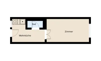 Neu Saniert: 2-Zimmer Wohnung