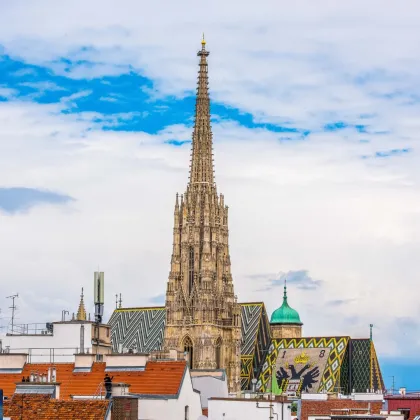 Exklusive Penthouse-Wohnung in bester Lage -  Traumhafte Terrasse mit Blick auf den Stephansdom - Bild 2