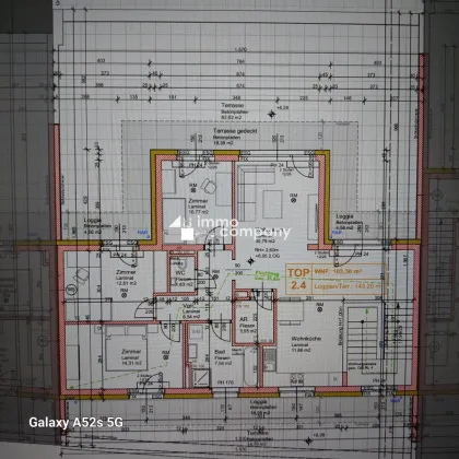 Exklusive Dachgeschosswohnung- 12km vor Wien! - Bild 2