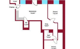 Neubau/Erstbezug I Außenflächen: Terrassen, Balkone & Dachterrassen I Schlüsselfertig I Luftwärmepumpe inkl. Kühlung I