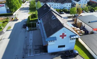 Rettungsdienststelle für Gewerbe bzw. Wohnzwecke inklusive grossen Garagenplätzen zu vermieten