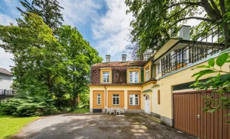 Renovierungsbedürftige Altbauvilla mit hübschem Garten