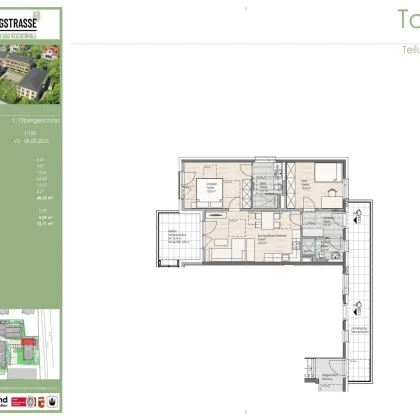 Frühlingstraße 30: 3-Zimmer-Wohnung im 1.OG, Top 1.06 - Bild 2