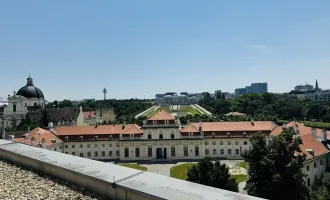 TOP BÜROFLÄCHE IM DG MIT BLICK AUF DAS SCHLOSS BELVEDERE - ERSTBEZUG NACH RENOVIERUNG