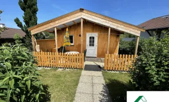 renoviertes Sommerhäuschen (Tiny House) auf schönem Baugrund mit Seebenützung zu verkaufen