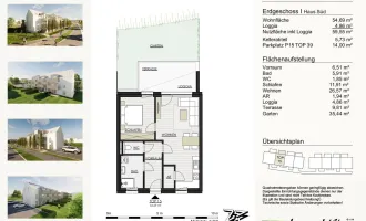 GRÜNE ALLEE GALLNEUKIRCHEN - 2 und 3-Zimmer Wohnungen, 55-70m² NEUBAU ERSTBEZUG