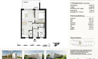 GRÜNE ALLEE GALLNEUKIRCHEN - 2 und 3-Zimmer Wohnungen, 55-70m² NEUBAU ERSTBEZUG