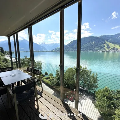 5700 Zell am See / Thumersbach: Investment mit Eigennutzung; 3 Zimmer-Wohnung mit Seeblick-Weitblick, vollmöbliert, Sauna, Tiefgaragenstellplatz - Bild 2