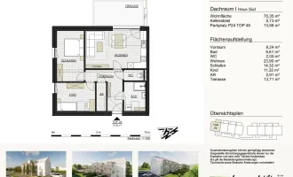 GRÜNE ALLEE GALLNEUKIRCHEN - 2 und 3-Zimmer Wohnungen, 55-70m² NEUBAU ERSTBEZUG