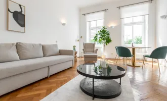 HELLE 2 ZIMMER ALTBAU II ca. 11m² BALKON II SOFORT NUTZBAR II AIRBNB oder SELBST EINZIEHEN II KOMPLETT MÖBLIERT II  II II NÄHE U6/AKH/VOLKSOPER/WUK