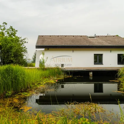 Exklusive Architektenvilla mit Schwimmteich, Gästehaus und idyllischem Garten - Bild 3