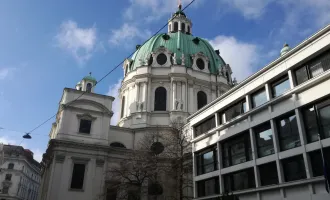 Singel-Wohnung mit Schlafnische und Gemeinschaftsdachterrasse direkt beim Karlsplatz!