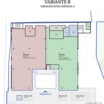 NEUE vielseitiges Gewerbeobjekt I ca. 267 bis 1.200 m² I 194 Parkplätze I beste Frequenzlage in St. Pölten - Bild 2