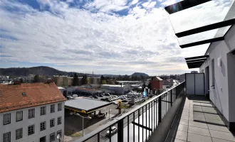 Traum-Penthouse in Graz-Gösting mit atemberaubendem Schlossbergblick, Dachterrasse, Tiefgarage und Kellerabteil!