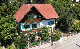 Traditionelles Wienerwaldhaus in Aussichtslage auf der Sophienalpe