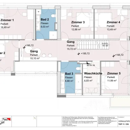 freistehende Luxus Villa mit Sauna, Whirlpool, 2 PKW Abstellplätze // Grenze 1190 - Wohnen am WEIDLINGBACH - Bild 3