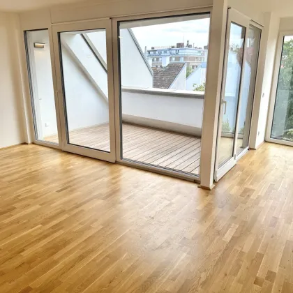 Stylische Neubauwohnung mit Dachterrasse und Blick über Wien in Bestlage zur Mariahilfer Straße!! ERSTBEZUG! - Bild 3