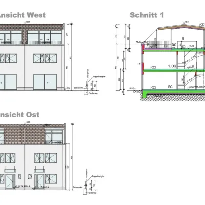 Doppelhaus im Rohbau auf einem Baurechtgrundstück - Bild 2