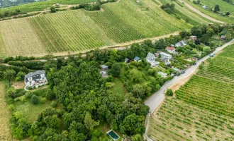 Premium-Lage am Nussberg: Baugrundstück mit genehmigter Doppelhaushälfte