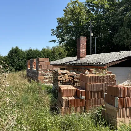 )) ERST MAL AUSPACKEN (( ...Güssing Nähe - kleines ummauertes Haus - ca. 600 m2 Grundstück - traumhafter Weitblick !! - Bild 2