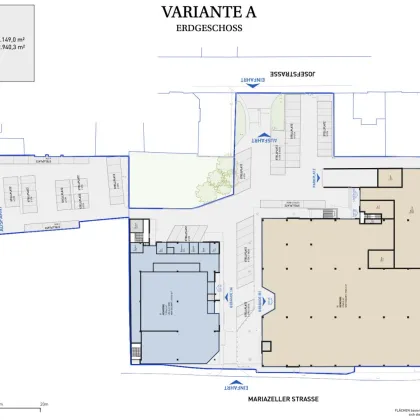 Fitnessstudio I Geschäftsfläche I Büros I ab ca. 600 bis ca. 3.000 m² I 194 Parkplätze I beste Frequenzlage in St. Pölten - Bild 2