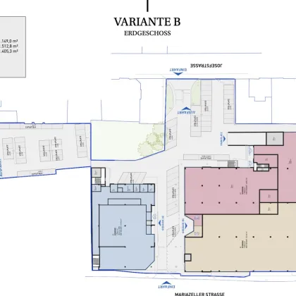 Fitnessstudio I Geschäftsfläche I Büros I ab ca. 600 bis ca. 3.000 m² I 194 Parkplätze I beste Frequenzlage in St. Pölten - Bild 3