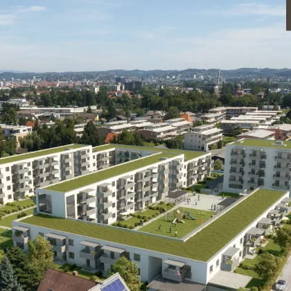 | AKTION 2 MONATE MIETFREI | GROSSER GARTEN RUND 37m² | AUSRICHTUNG NACH SÜDEN | ULMENHOF - Bild 2