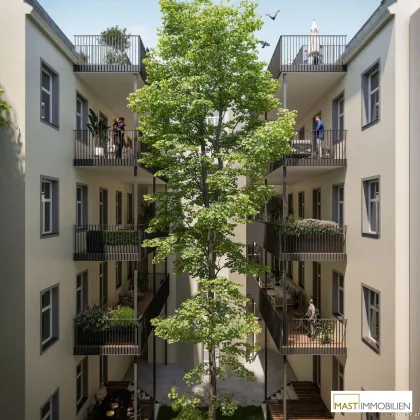 Beziehbar September 2024! Neue Maisonette-Dachgeschosswohnung im aufgestocktem Stilaltbau! - Bild 3