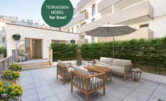 "Terrassen-Startpaket" for free! Erstbezug in 1170!