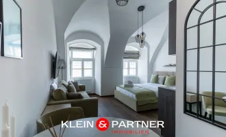 HEUREKA: EINZIGARTIGES EINZIMMERAPARTMENT MIT KREUZGEWÖLBE!