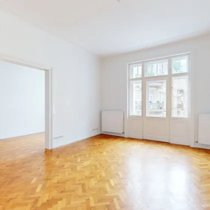 Außergewöhnliches Büro/Praxis/Ordination mit Lift | 3 Zimmer | gute Raumaufteilung | Balkon | Altbau-Charme in toller Lage - Bild 2