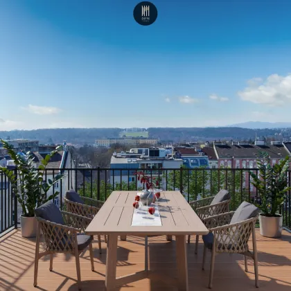 Luxus-Penthouse mit Blick auf Schönbrunn und Möglichkeit auf Gartenerwerb! - Bild 3