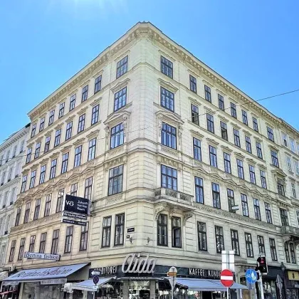 STAATSOPER - OPERNRING, representatives 105 m2 Altbaubüro oder Kanzlei - Praxis, 4 Zimmer, Extraküche, Parketten, Klimaanlage - Bild 2