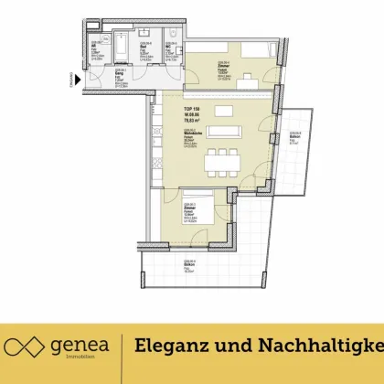 Luxuriöse Wohnräume in Reininghaus | Provisionsfrei | Esplanade 7 - Bild 2