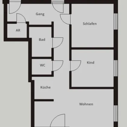 Erstbezug - Moderne 3-Zimmerwohnung mit 2 Balkonen und Parkplatz - Bild 2