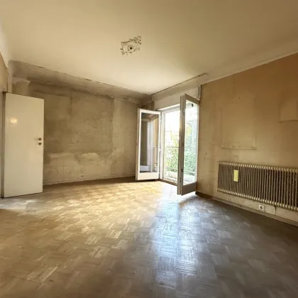 Sanierungsbedürftige 3 Zimmer Wohnung | ca. 86 m² | Grünblick | 3. Stock (ohne Lift) | Auhofstraße - Bild 2