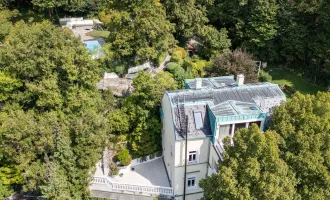 Elegante Villa mit historischem Garten in Dornbach