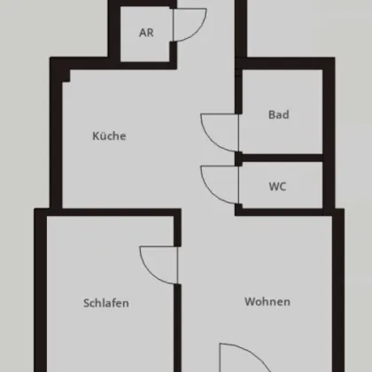 Erstbezug - Moderne 2-Zimmerwohnung mit Balkon und Parkplatz - Bild 2