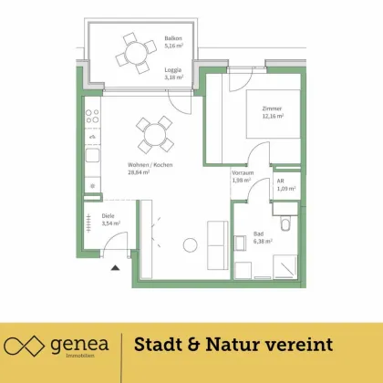 Provisionsfrei | Exklusive Wohneinheiten in Jakomini Verde Haus K | Komfort trifft Natur - Bild 2