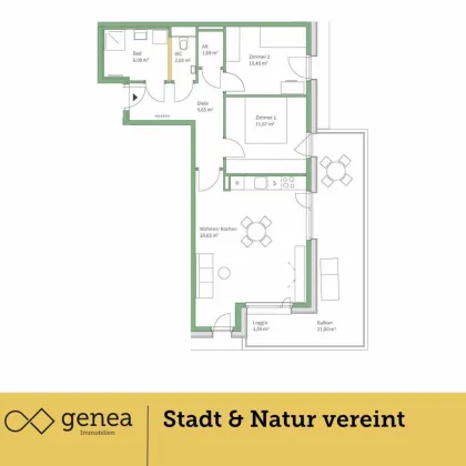 Provisionsfrei | Exklusive Wohnungen im autofreien Viertel Jakomini Verde - Bild 2