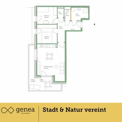 Provisionsfrei | Moderne Wohnungen in Jakomini Verde | Urbanes Leben trifft Erholung - Bild 2